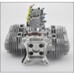 DLA232CC EFI CNC lavorato motore a benzina/motore a benzina 232CC per aereo a Gas a quattro cilindri modello aereo ala fissa UAV